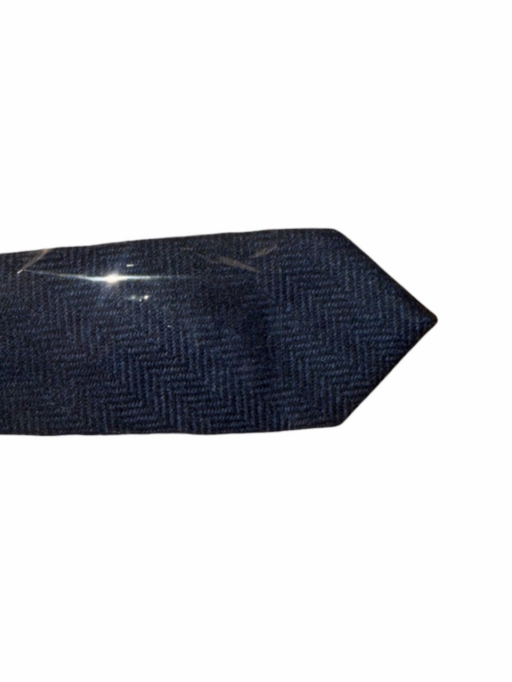 Blue and Black Patterned Tie - Picture 3 of 5